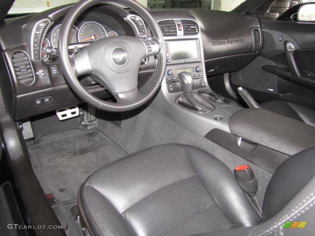 2007 Chevrolet Corvette Convertible Ebony Dashboard Photo #46771605