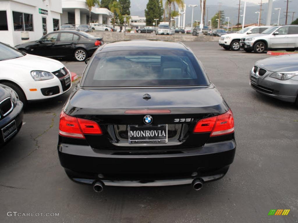 2008 3 Series 335i Convertible - Jet Black / Black photo #8
