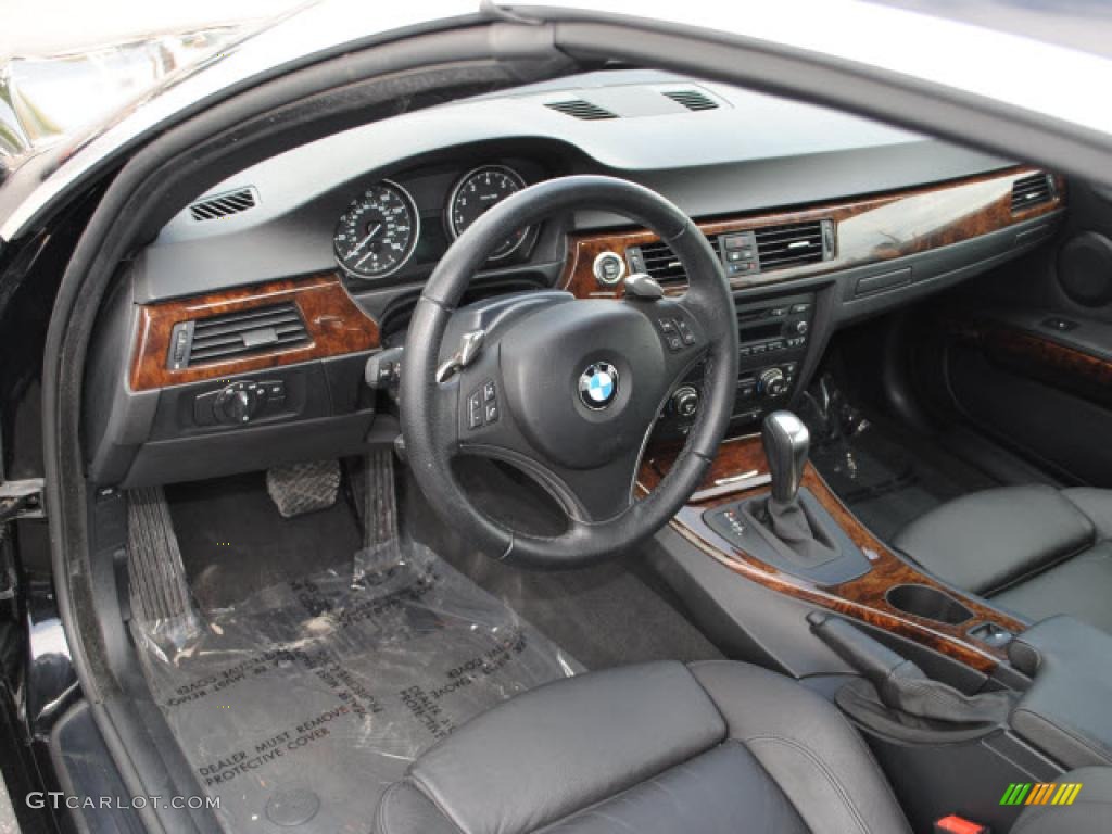 2008 3 Series 335i Convertible - Jet Black / Black photo #10