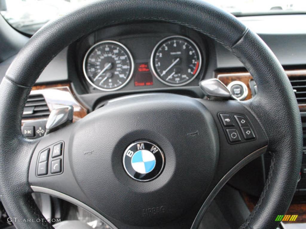 2008 3 Series 335i Convertible - Jet Black / Black photo #16