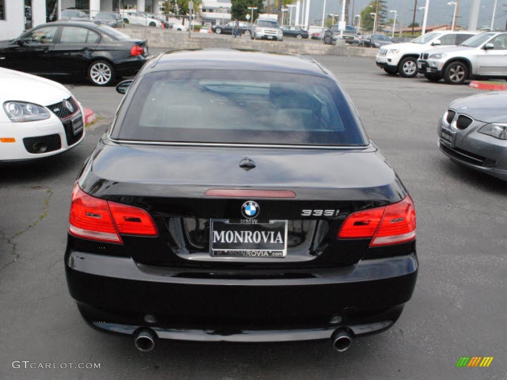 2008 3 Series 335i Convertible - Jet Black / Black photo #25