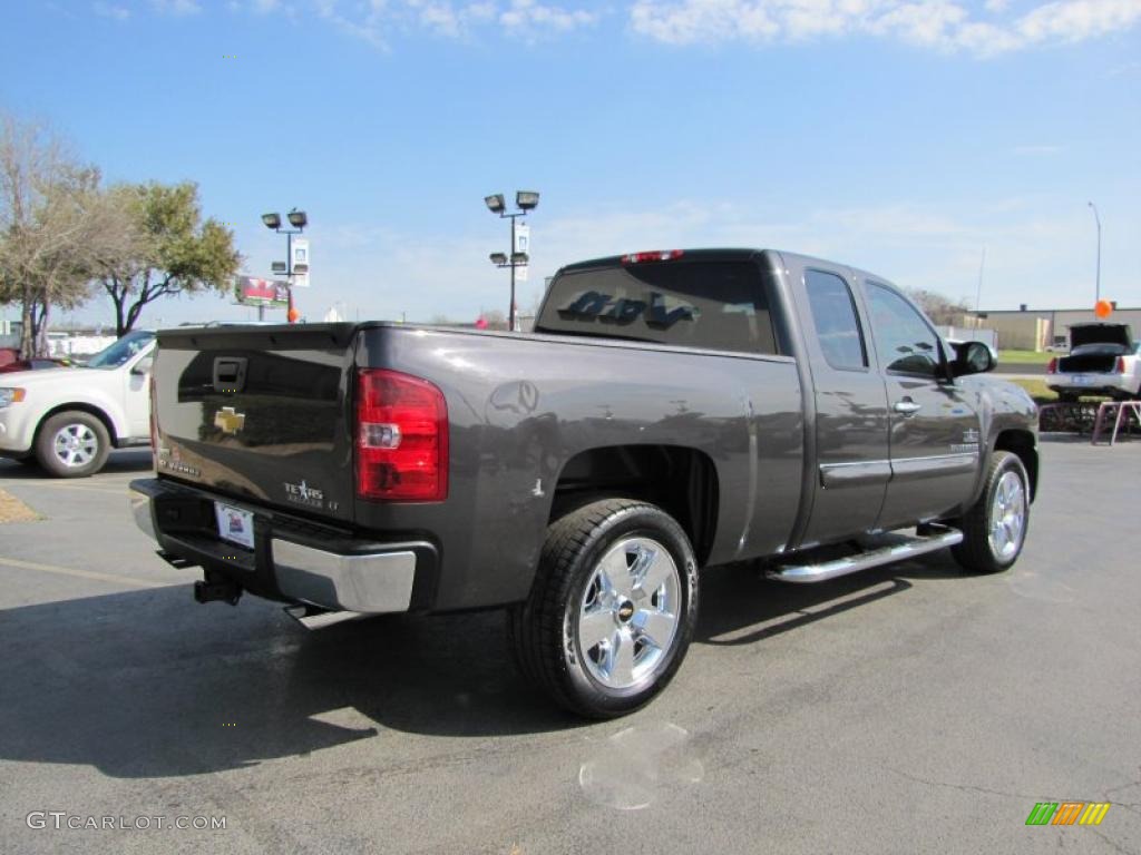 2010 Silverado 1500 LT Extended Cab - Taupe Gray Metallic / Ebony photo #6