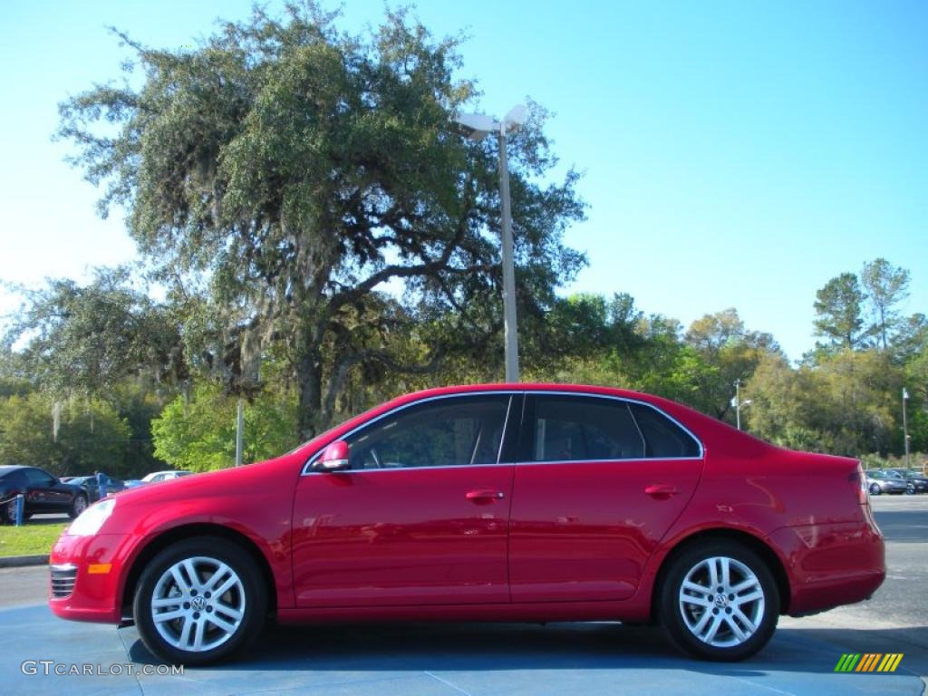 Salsa Red 2009 Volkswagen Jetta TDI Sedan Exterior Photo #46772799