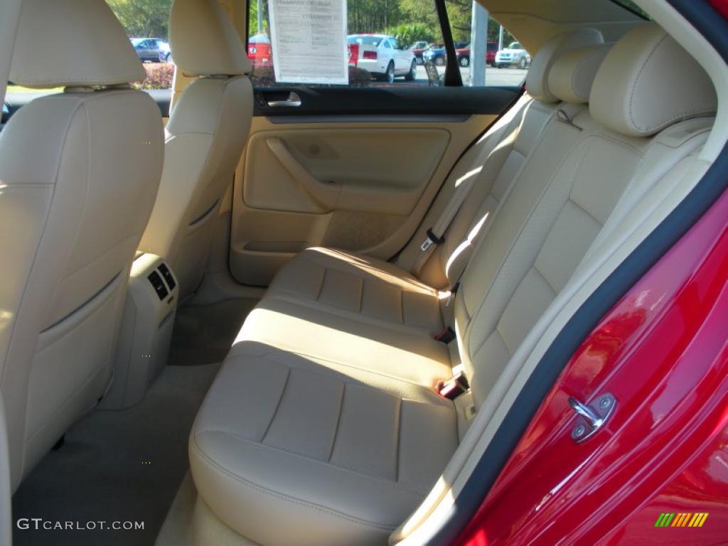Pure Beige Interior 2009 Volkswagen Jetta TDI Sedan Photo #46773003