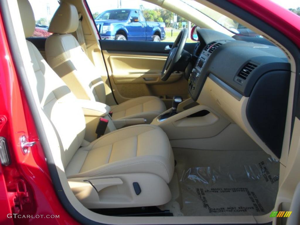 Pure Beige Interior 2009 Volkswagen Jetta TDI Sedan Photo #46773015