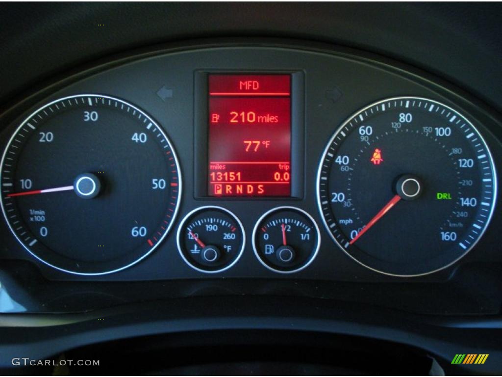 2009 Volkswagen Jetta TDI Sedan Gauges Photo #46773033