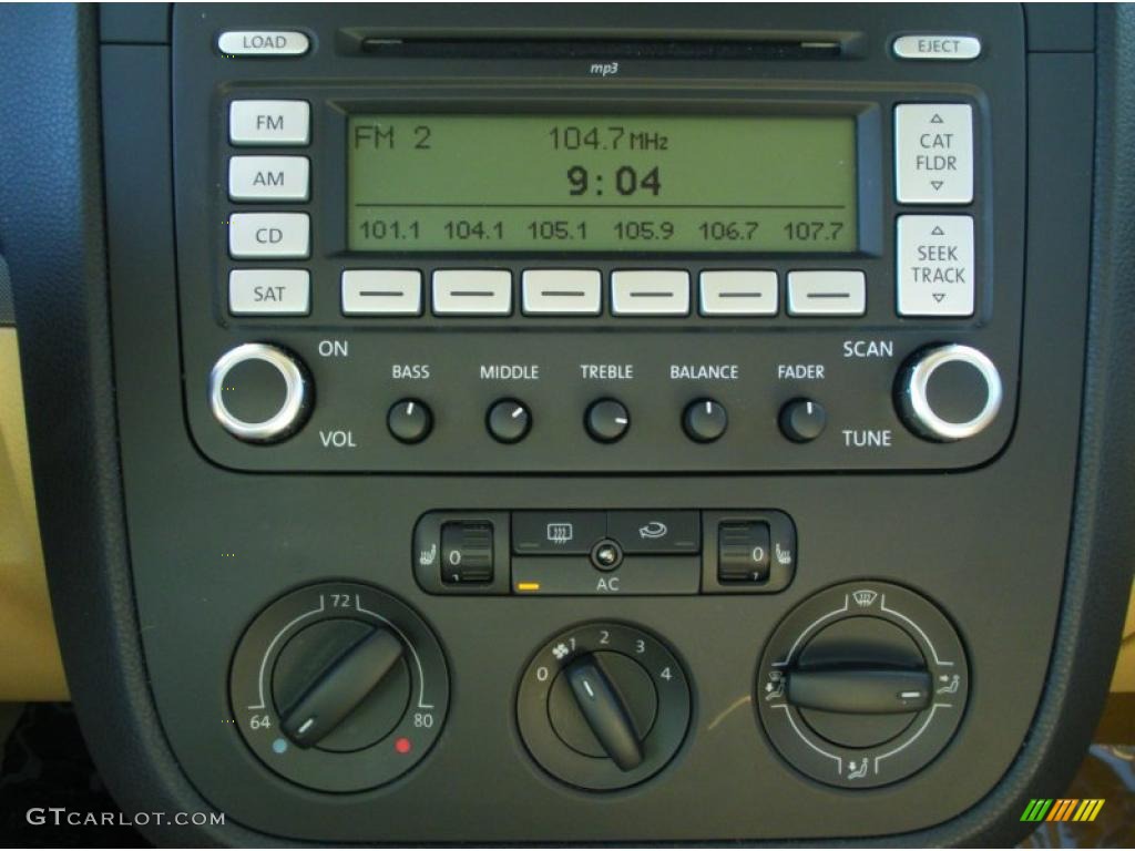 2009 Volkswagen Jetta TDI Sedan Controls Photo #46773040