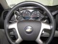 Light Titanium/Ebony Steering Wheel Photo for 2011 Chevrolet Silverado 1500 #46773973
