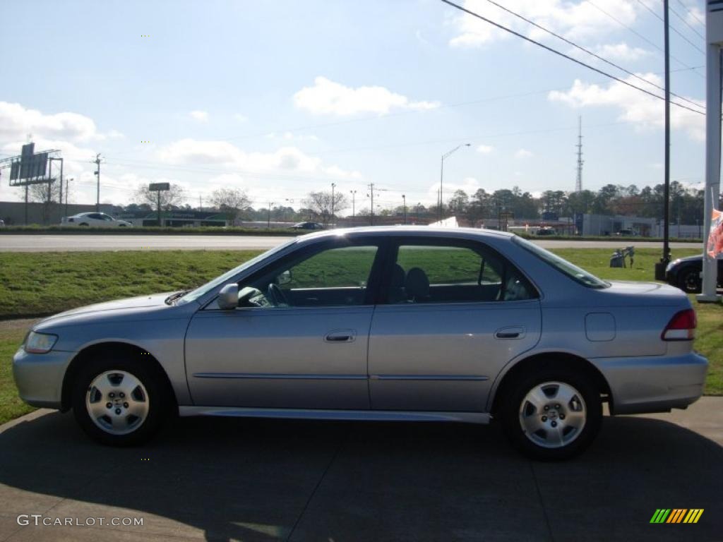 2002 Accord EX V6 Sedan - Satin Silver Metallic / Quartz Gray photo #7