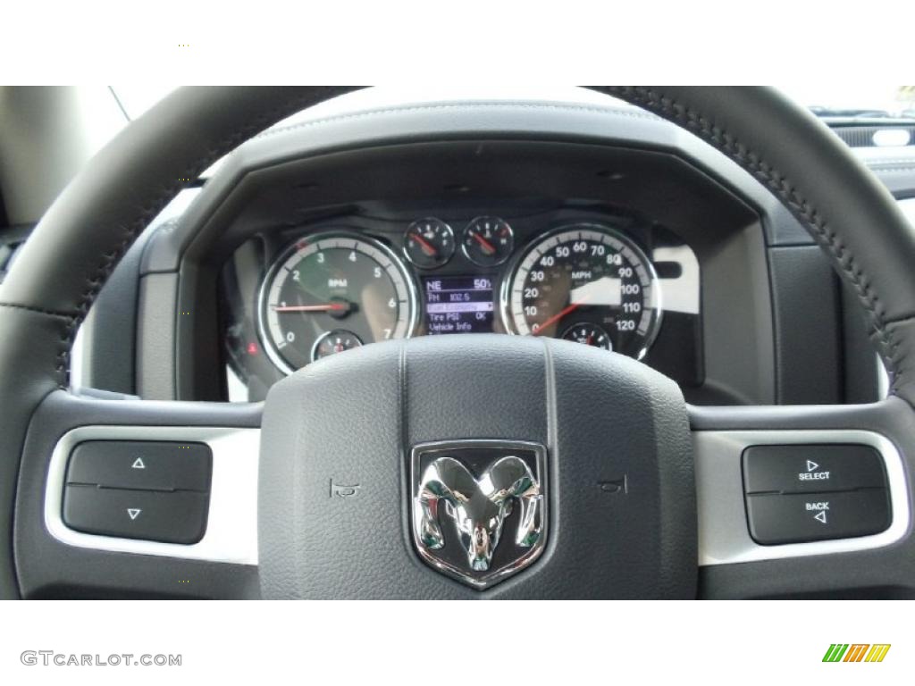 2011 Dodge Ram 1500 Sport Crew Cab 4x4 Gauges Photo #46774258