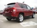 Deep Cherry Red Crystal Pearl 2011 Jeep Compass 2.4 Latitude Exterior