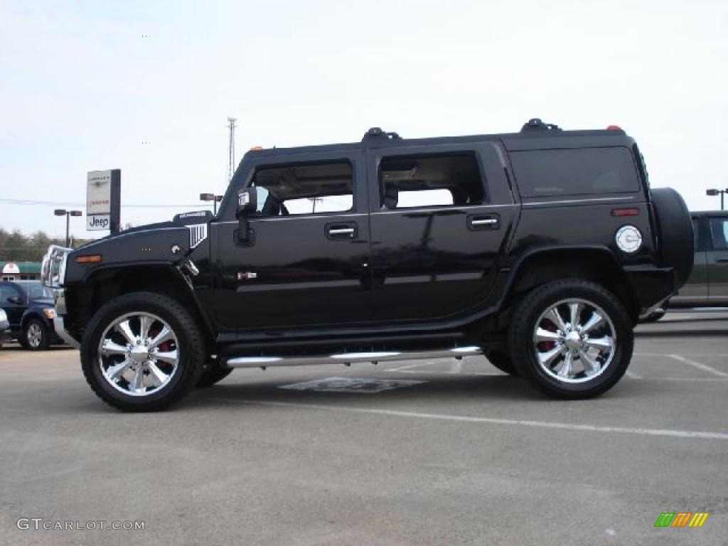 Black 2007 Hummer H2 SUV Exterior Photo #46775158