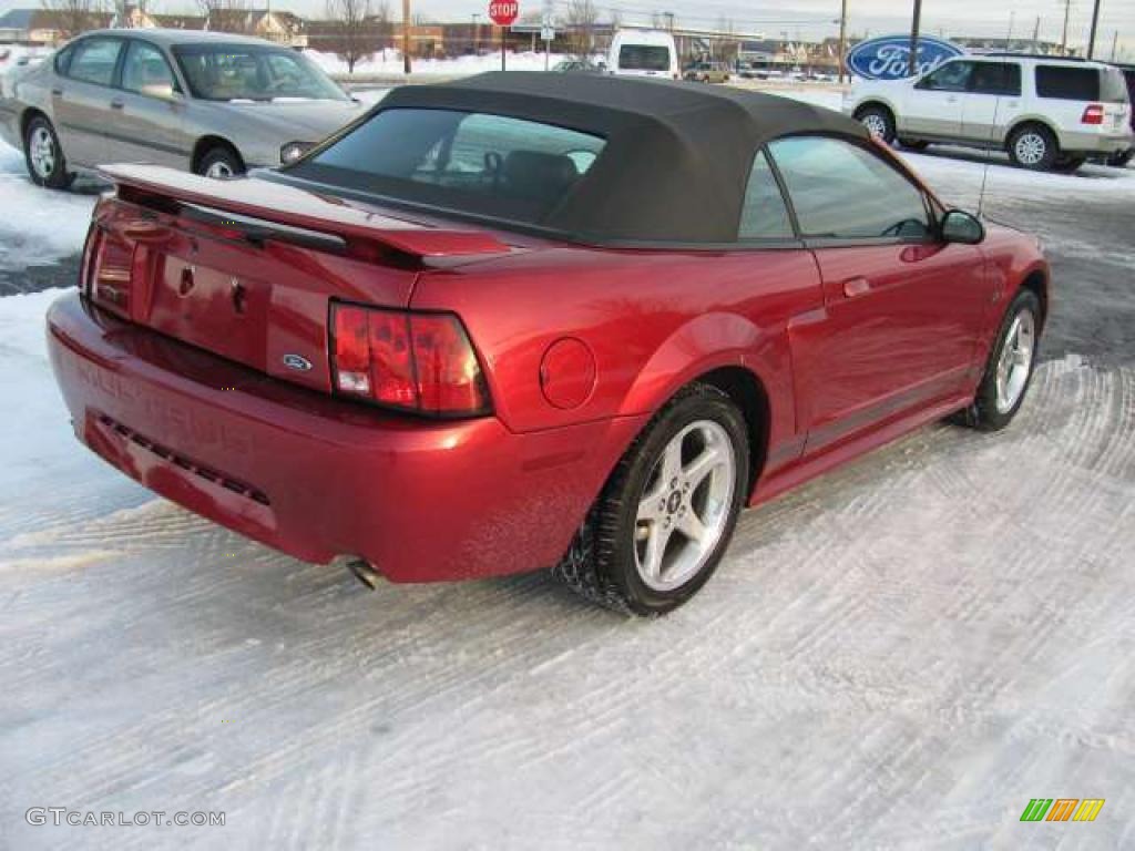 Redfire Metallic 2003 Ford Mustang GT Convertible Exterior Photo #46777584