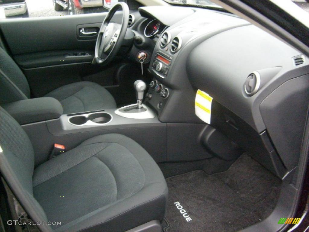 2011 Rogue S AWD - Black Amethyst / Black photo #6