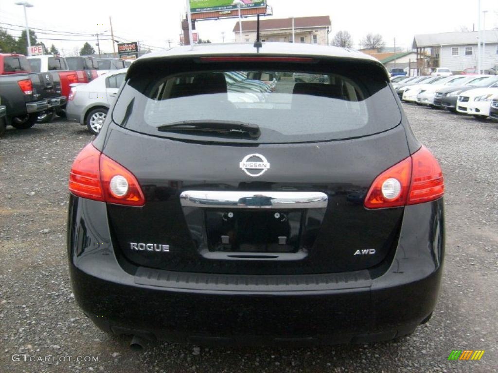 2011 Rogue S AWD - Black Amethyst / Black photo #8