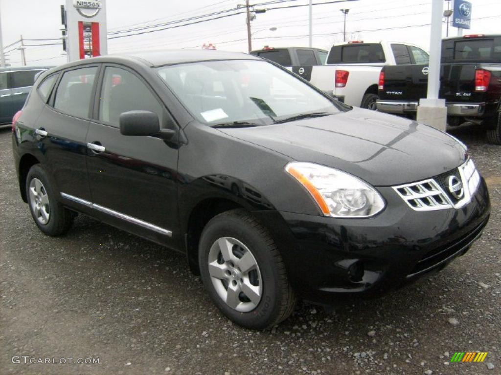 2011 Rogue S AWD - Black Amethyst / Black photo #10