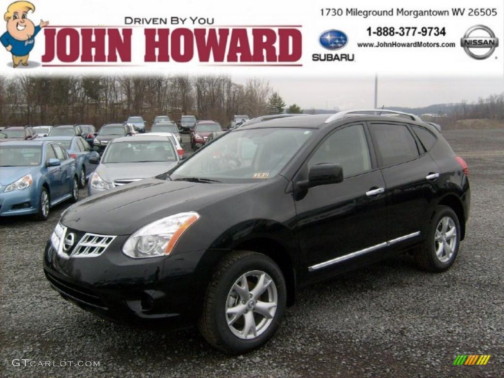 2011 Rogue SV AWD - Black Amethyst / Black photo #1