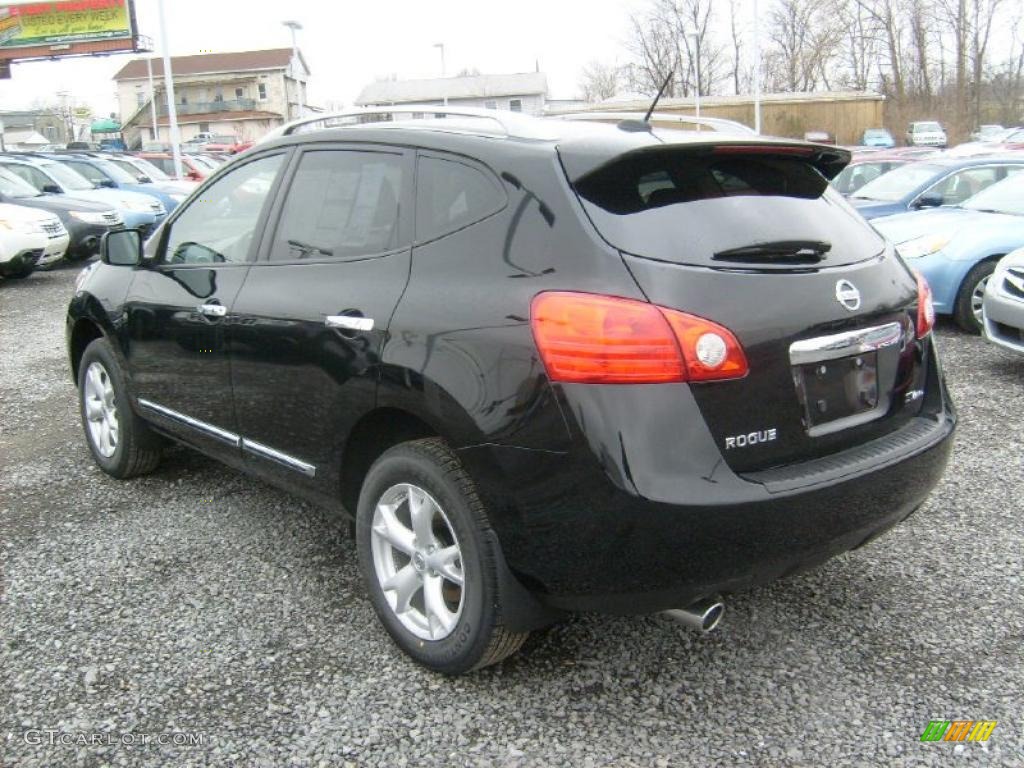 2011 Rogue SV AWD - Black Amethyst / Black photo #8