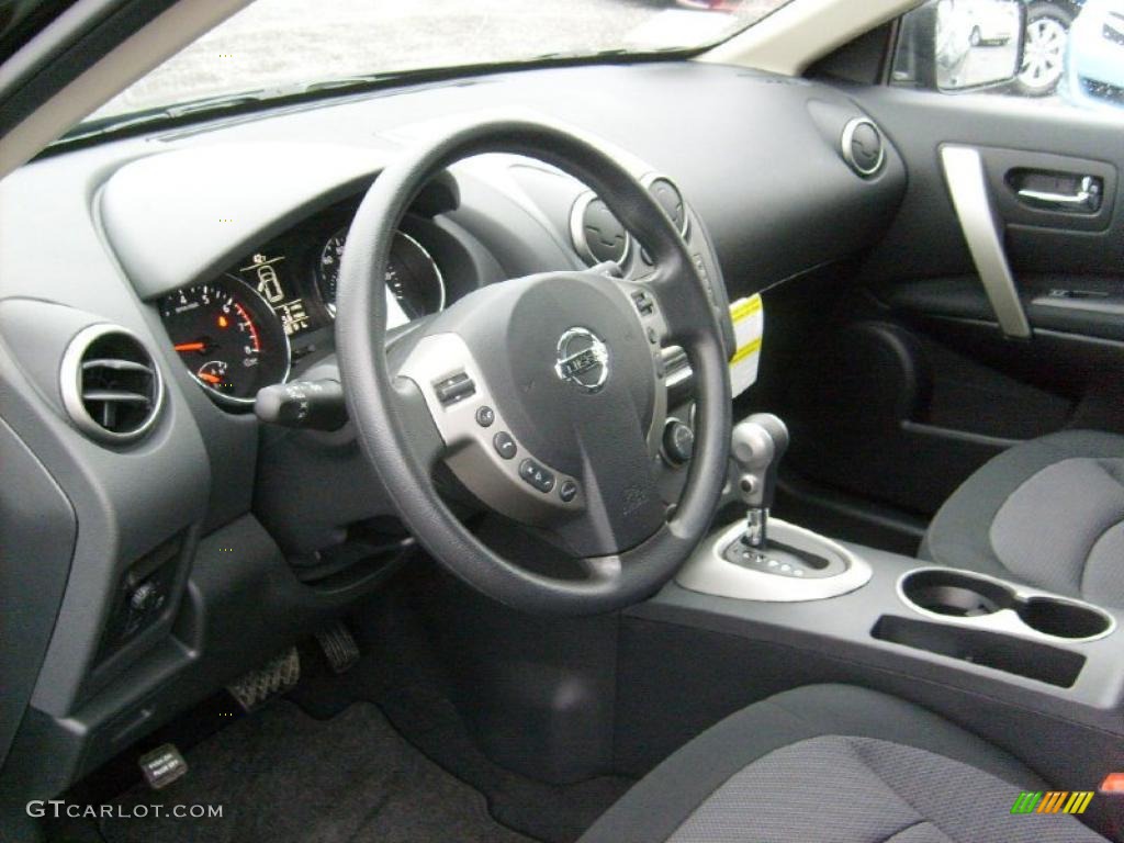 2011 Rogue SV AWD - Black Amethyst / Black photo #14