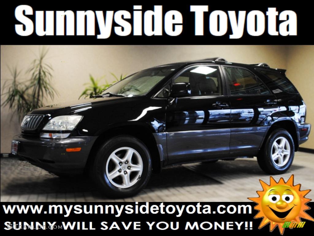 2001 RX 300 - Black Onyx / Ivory photo #1