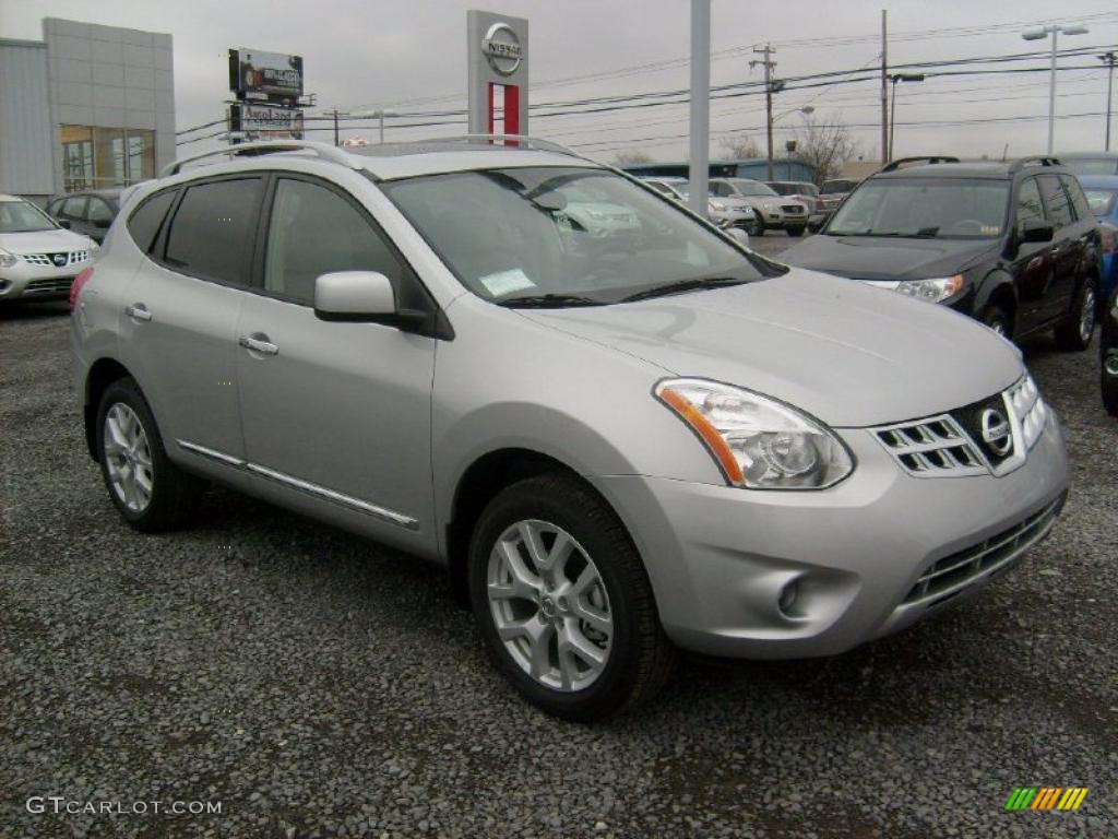 Silver Ice Metallic 2011 Nissan Rogue SL AWD Exterior Photo #46778313