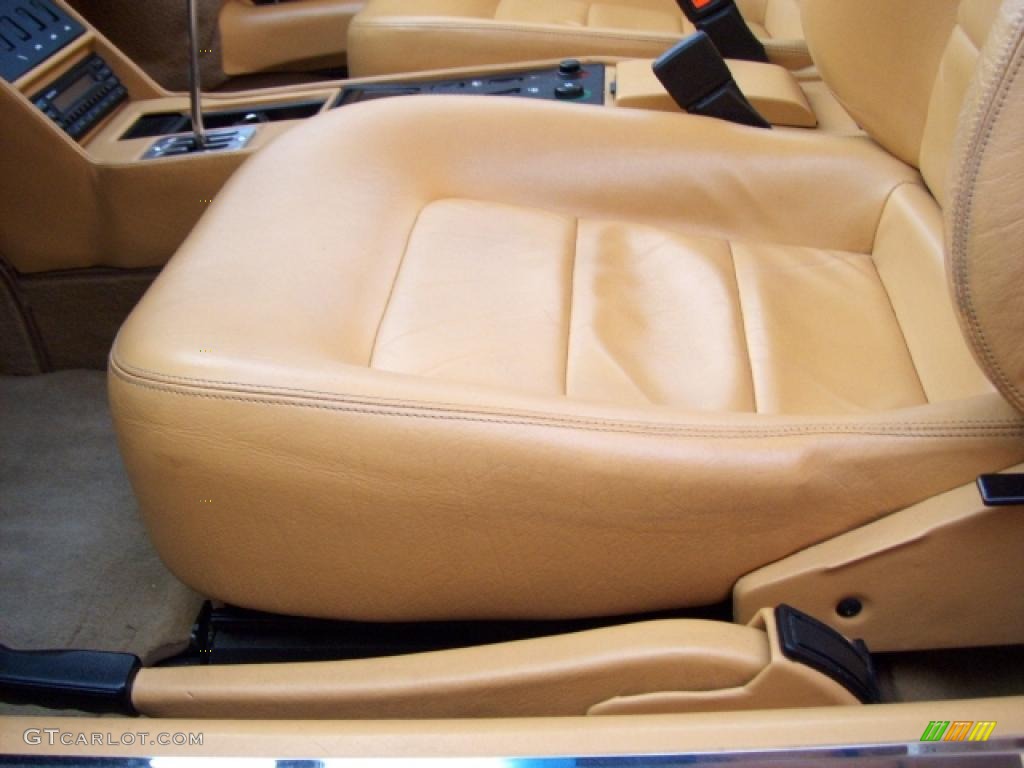 Tan Interior 1989 Ferrari Mondial t Cabriolet Photo #4677875