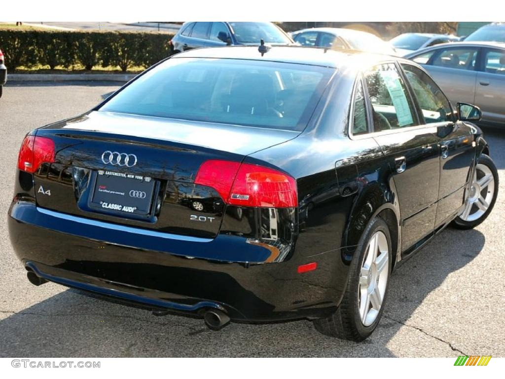 2008 A4 2.0T S-Line Sedan - Brilliant Black / Black photo #2