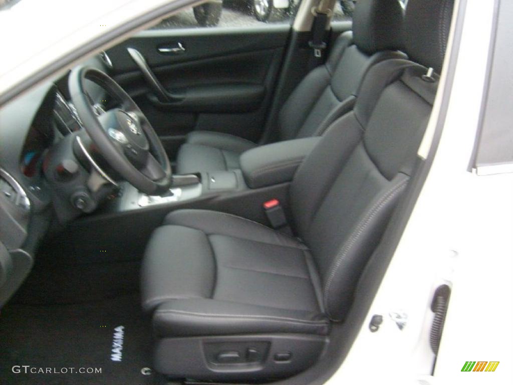 Charcoal Interior 2011 Nissan Maxima 3.5 SV Sport Photo #46779120