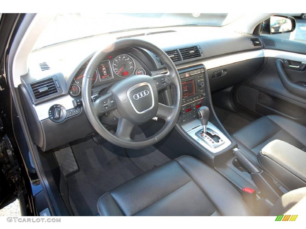 2008 A4 2.0T S-Line Sedan - Brilliant Black / Black photo #18