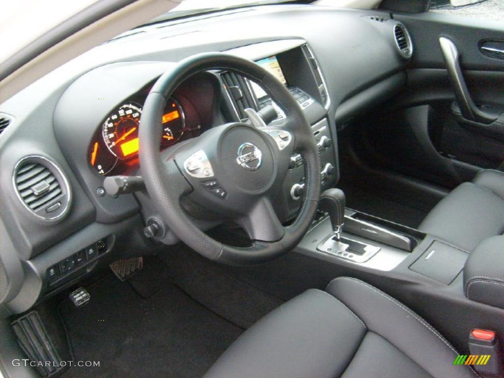2011 Nissan Maxima 3.5 SV Sport Charcoal Dashboard Photo #46779270