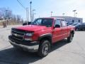 2005 Victory Red Chevrolet Silverado 2500HD LS Extended Cab 4x4  photo #6