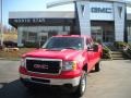 Fire Red - Sierra 2500HD Work Truck Extended Cab 4x4 Photo No. 1
