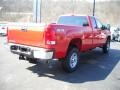 2011 Fire Red GMC Sierra 2500HD Work Truck Extended Cab 4x4  photo #4