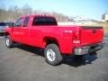 2011 Fire Red GMC Sierra 2500HD Work Truck Extended Cab 4x4  photo #5