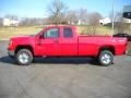 2011 Fire Red GMC Sierra 2500HD Work Truck Extended Cab 4x4  photo #6