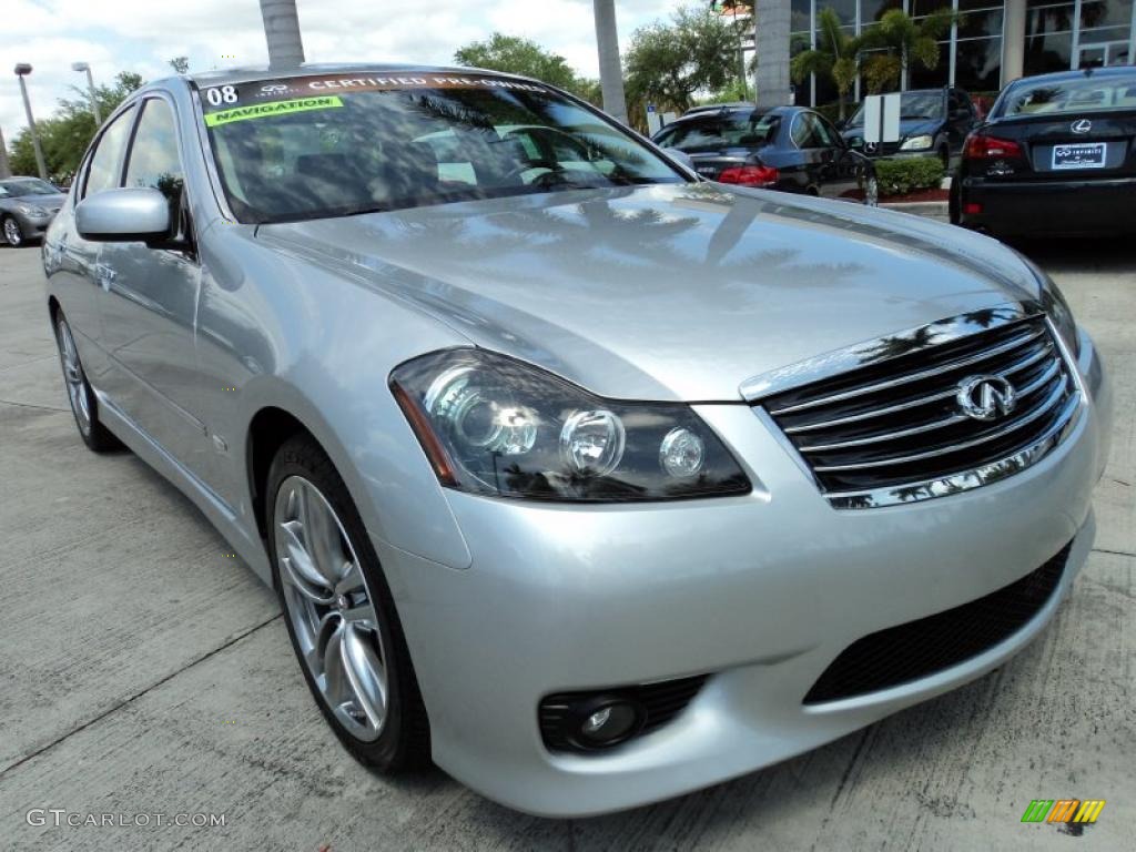 Liquid Platinum Metallic 2008 Infiniti M 35 S Sedan Exterior Photo #46780419