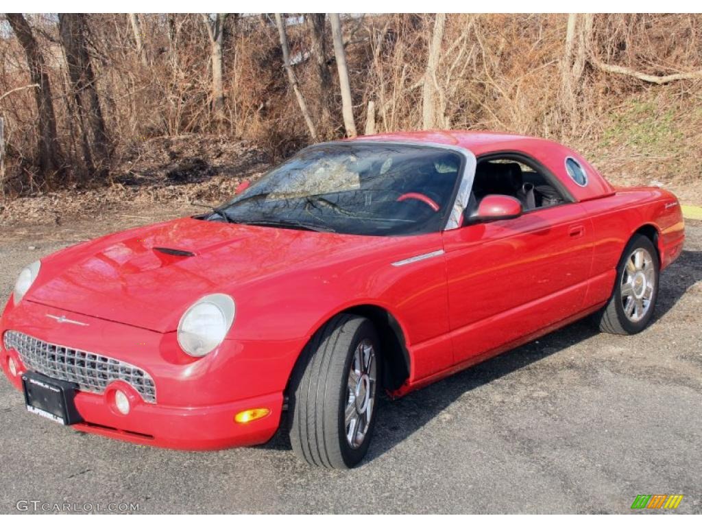 Torch Red 2005 Ford Thunderbird Premium Roadster Exterior Photo #46781247
