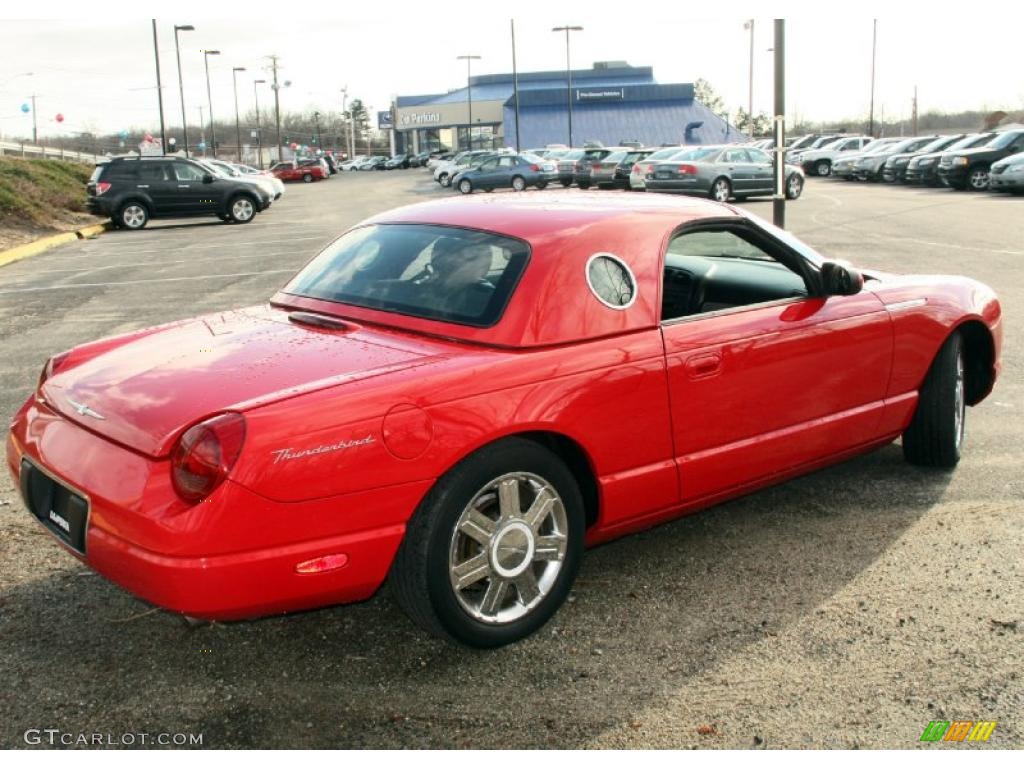 Torch Red 2005 Ford Thunderbird Premium Roadster Exterior Photo #46781349