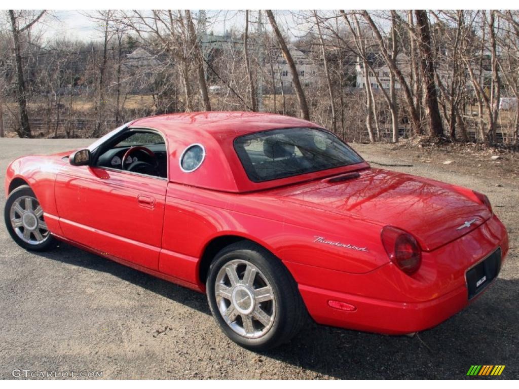 Torch Red 2005 Ford Thunderbird Premium Roadster Exterior Photo #46781406