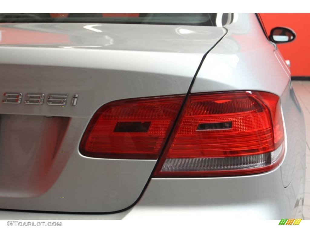 2009 3 Series 335i Coupe - Titanium Silver Metallic / Black photo #17