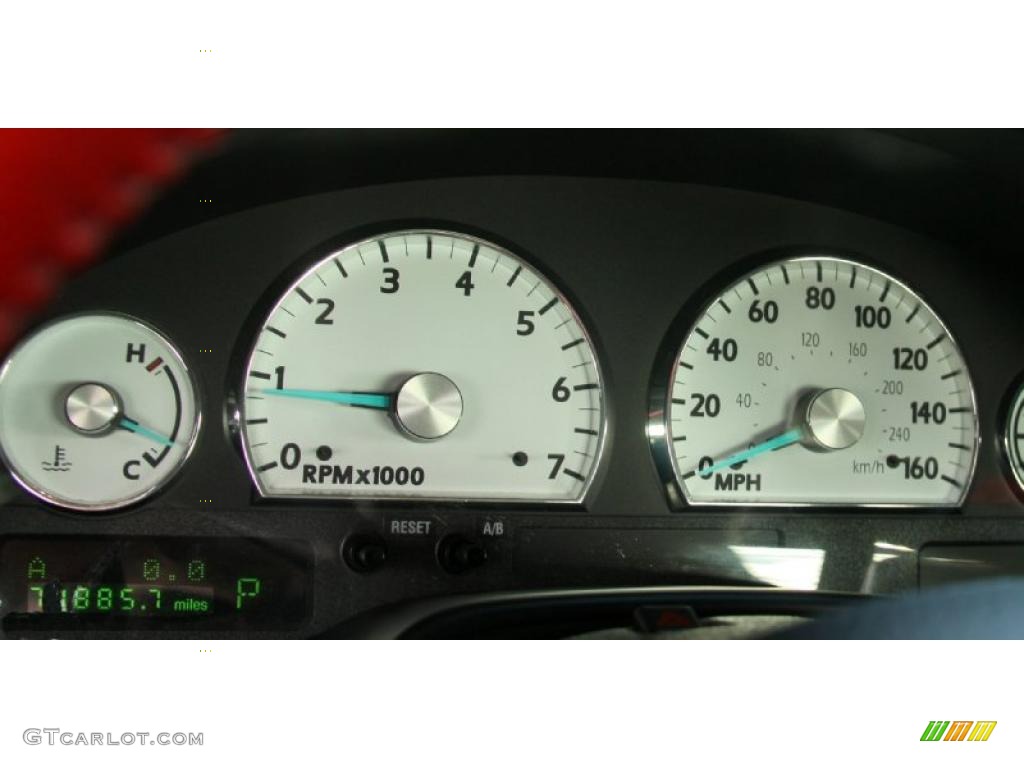 2005 Ford Thunderbird Premium Roadster Gauges Photo #46781586
