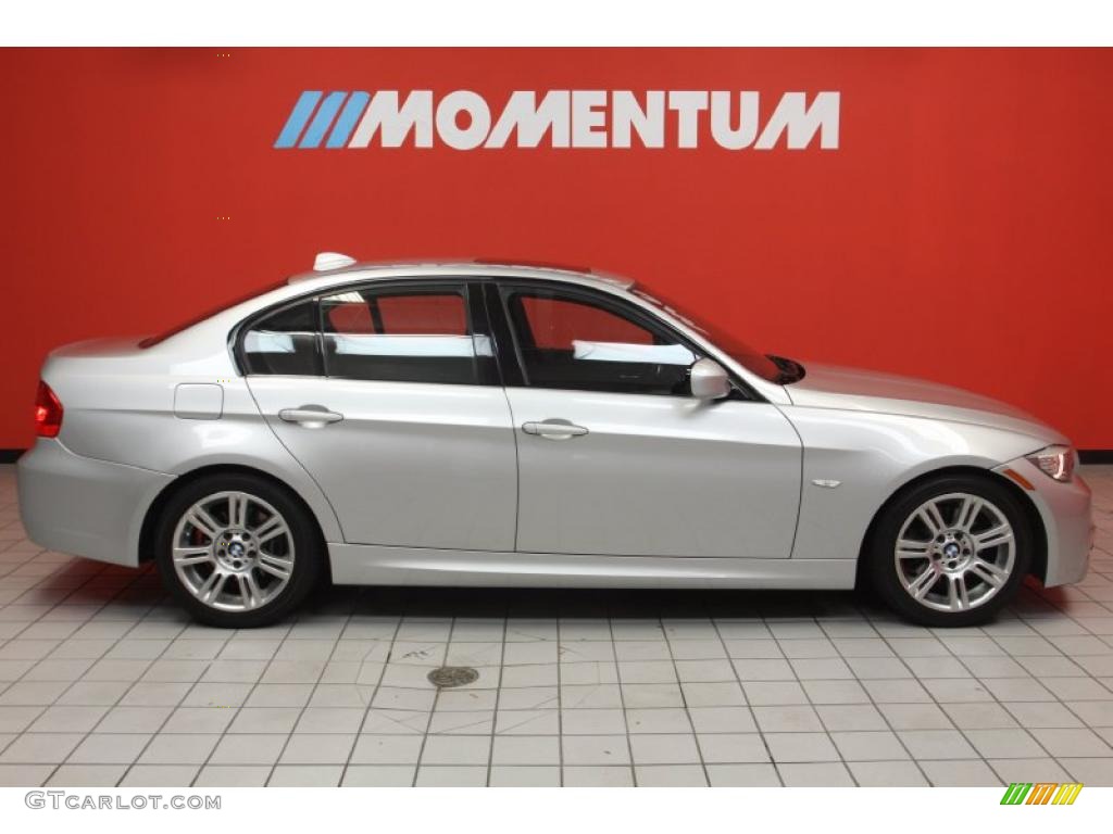 2009 3 Series 328i Sedan - Titanium Silver Metallic / Black photo #5