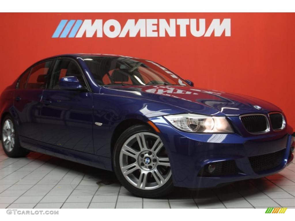 2009 3 Series 328i Sedan - Montego Blue Metallic / Black photo #1