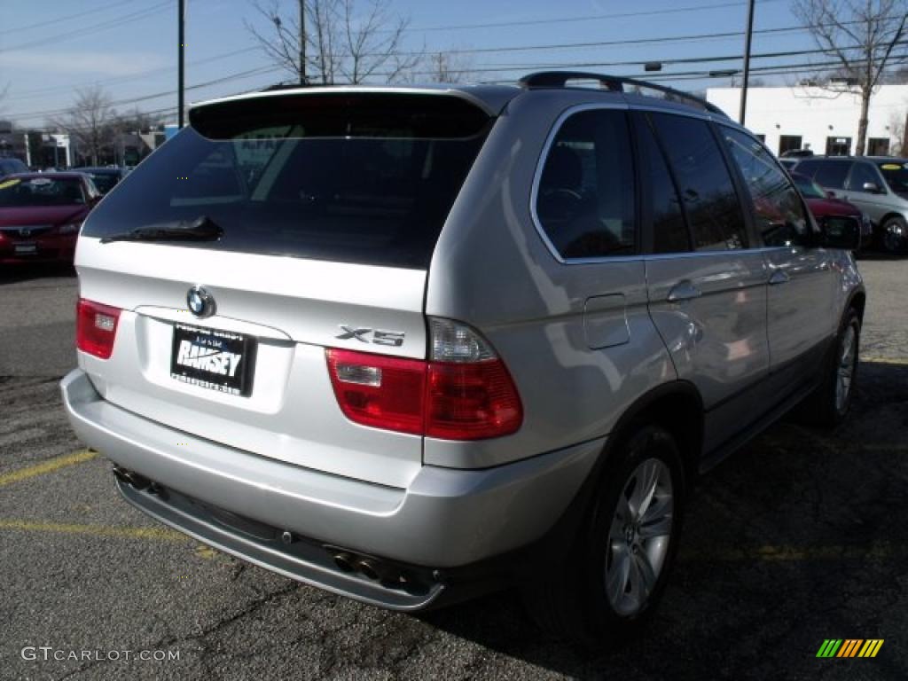 2005 X5 4.4i - Titanium Silver Metallic / Black photo #3