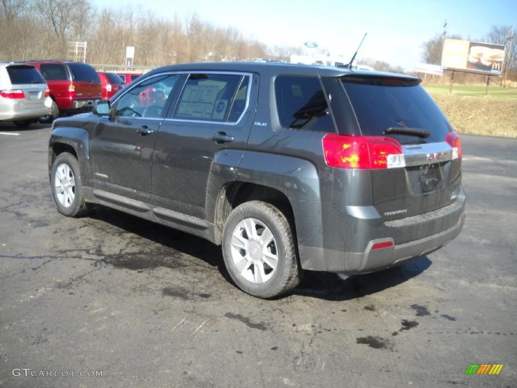 2011 Terrain SLE AWD - Cyber Gray Metallic / Jet Black photo #5