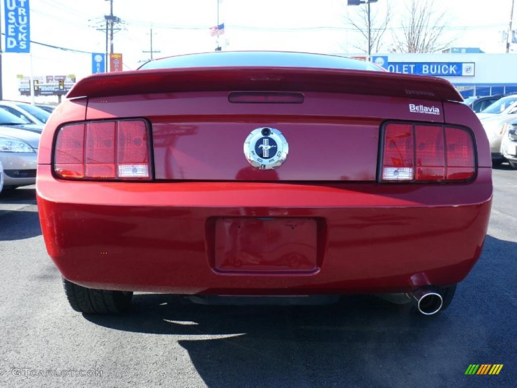 2005 Mustang V6 Premium Coupe - Redfire Metallic / Light Graphite photo #5