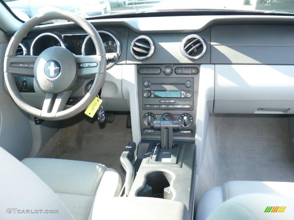 2005 Mustang V6 Premium Coupe - Redfire Metallic / Light Graphite photo #8