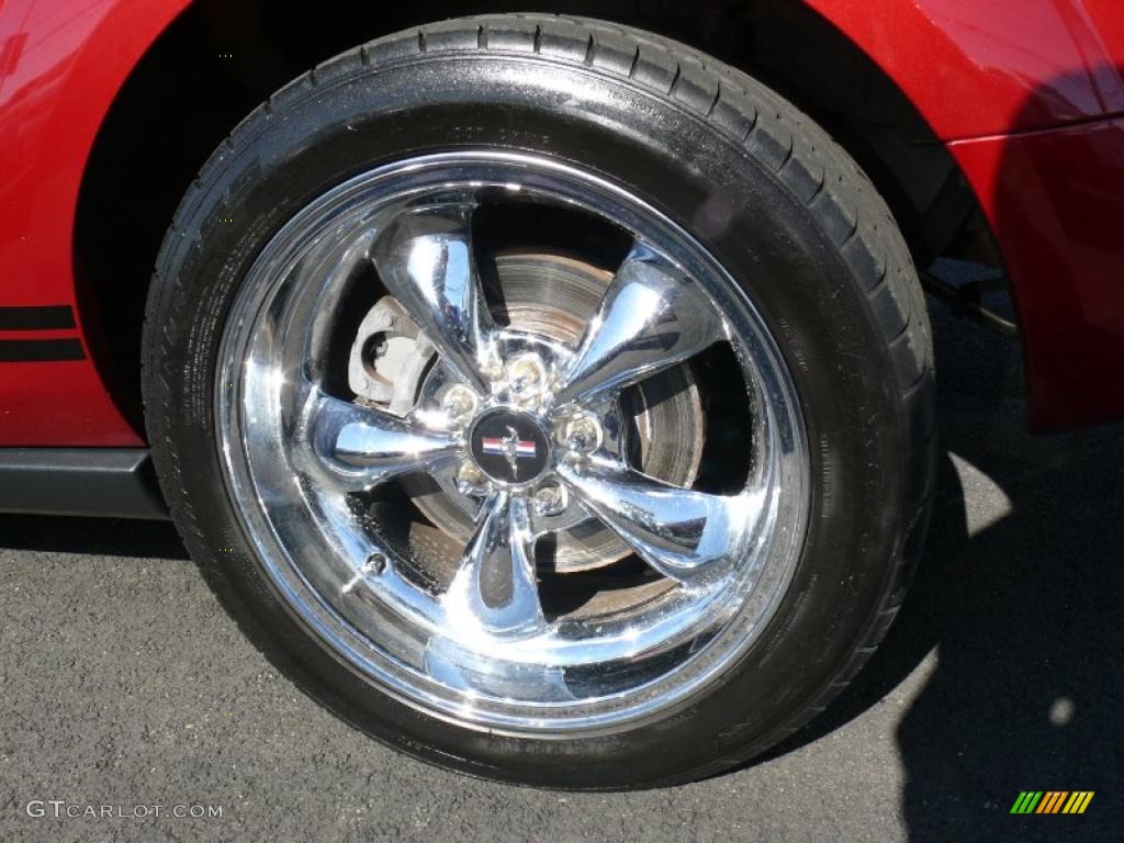 2005 Mustang V6 Premium Coupe - Redfire Metallic / Light Graphite photo #13