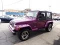 1997 Magenta Jeep Wrangler SE 4x4  photo #5