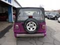 1997 Magenta Jeep Wrangler SE 4x4  photo #9